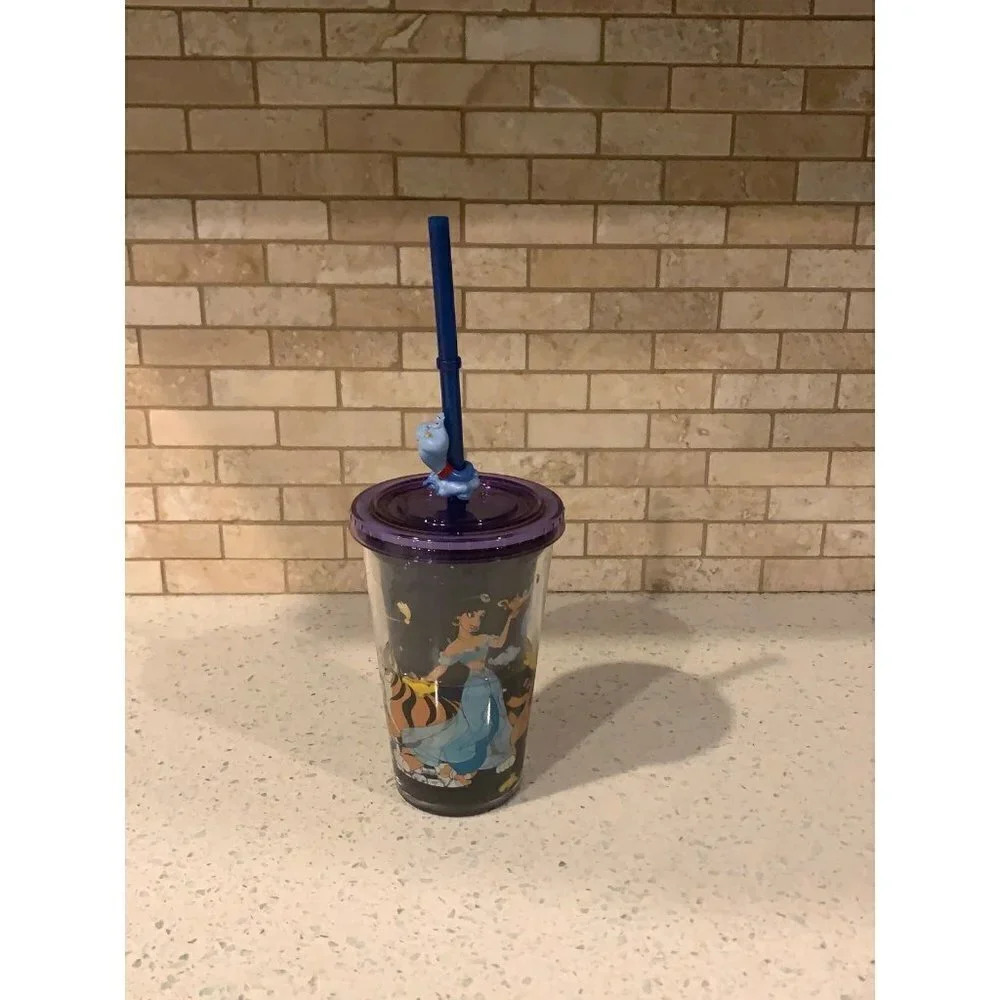 Disney Aladdin insulated tumbler w straw